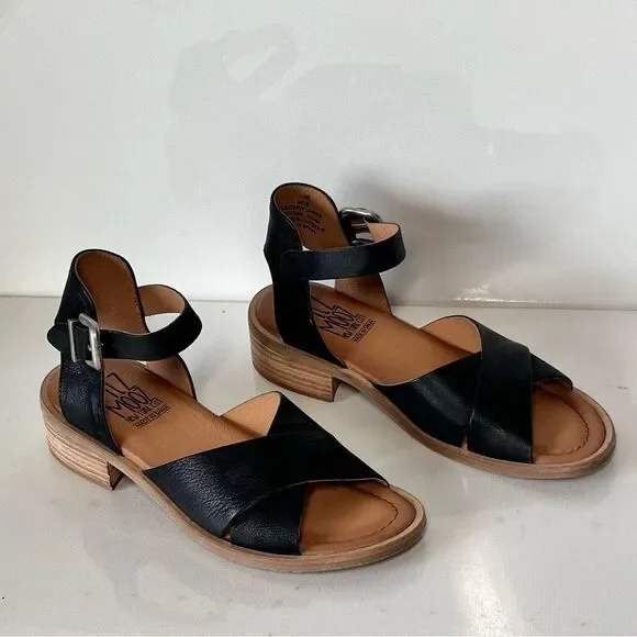 Miz Mooz Moe Leather Heeled Sandals - Picture 1 of 8